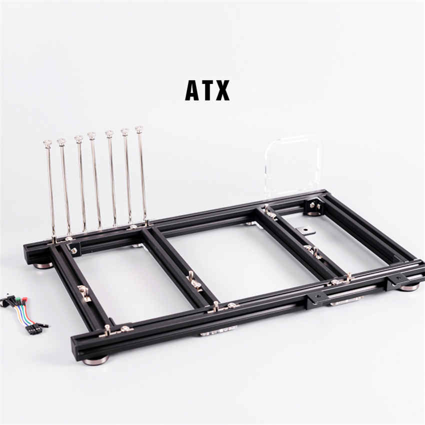 Aluminum Open Frame Test Bench Water Cooling - Atx pcテストベンチアルミニウム合金コンピューターケース水冷オープンフレームオーバークロックエアケースhtpcサポートグラフィックスカード